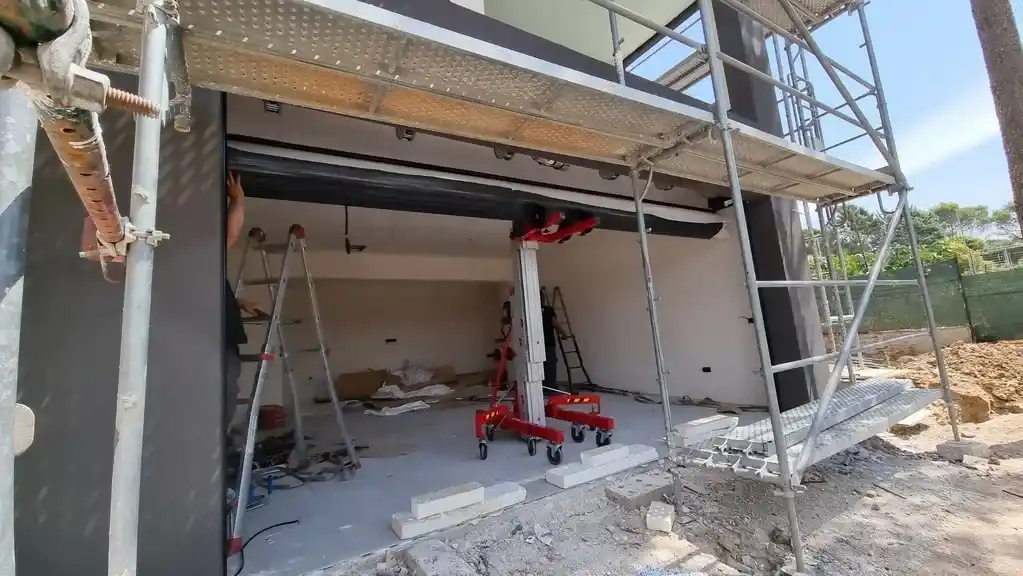 Cargadora Manual en Obra